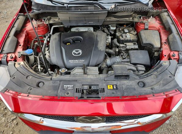 JM3KFBCMXJ0462026 2018 MAZDA CX-5 Red Vista del compartimento del motor