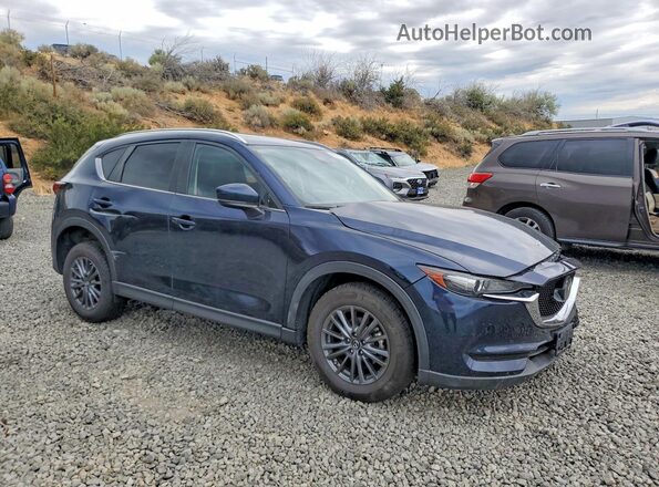 JM3KFBCMXL0845922 2020 MAZDA CX-5 Blue Delantero derecho