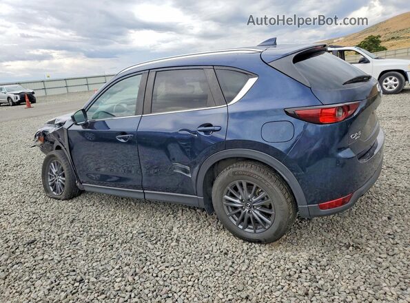 JM3KFBCMXL0845922 2020 MAZDA CX-5 Blue Trasero izquierdo
