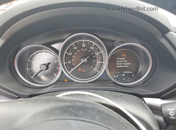 JM3KFBCMXL0848643 2020 MAZDA CX-5 Темно-бордовый Вид щитка приборов