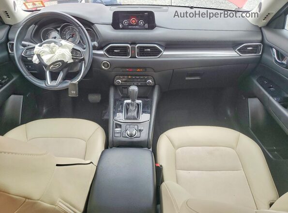 JM3KFBCMXL0848643 2020 MAZDA CX-5 Темно-бордовый Вид панели приборов