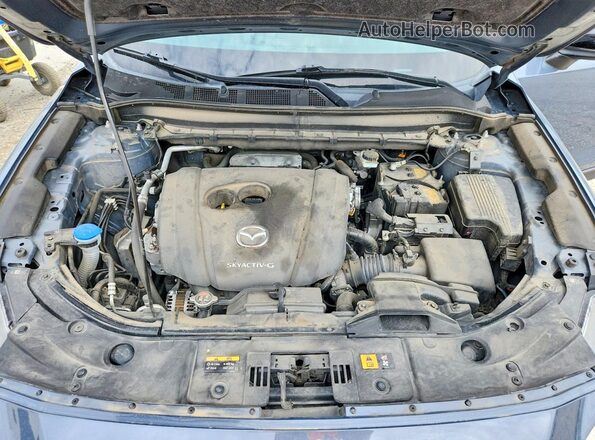 JM3KFBCMXM0437289 2021 MAZDA CX-5 Blue Widok wnętrza z tyłu