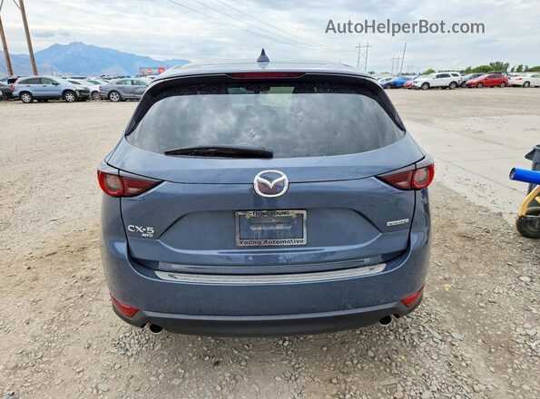 JM3KFBCMXM0437289 2021 MAZDA CX-5 Blue Widok z tyłu