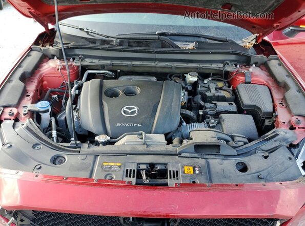 JM3KFBCMXM1482680 2021 MAZDA CX-5 Red Vista del compartimento del motor