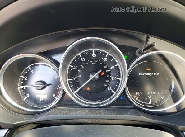 JM3KFBCMXM1482680 2021 MAZDA CX-5 Red Vista del cuadro de instrumentos