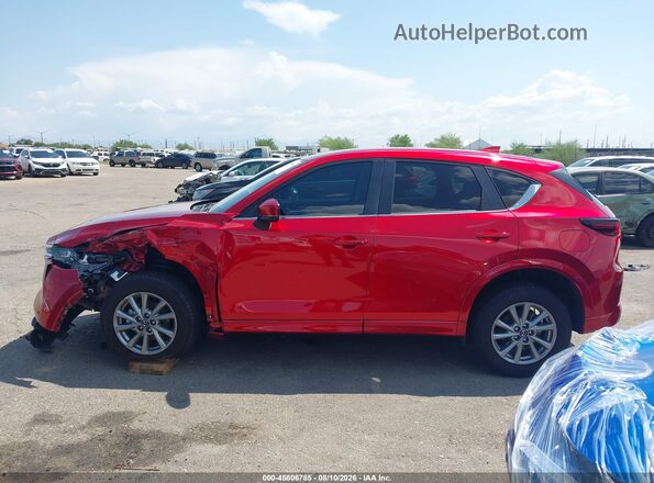JM3KFBCMXS0694269 2025 MAZDA CX-5 Red Սալոնի 360 աստիճան տեսք