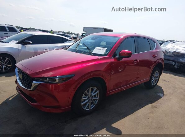 JM3KFBCMXS0794243 2025 MAZDA CX-5 Red წინა მარცხენა ხედი სამი მეოთხედიდან