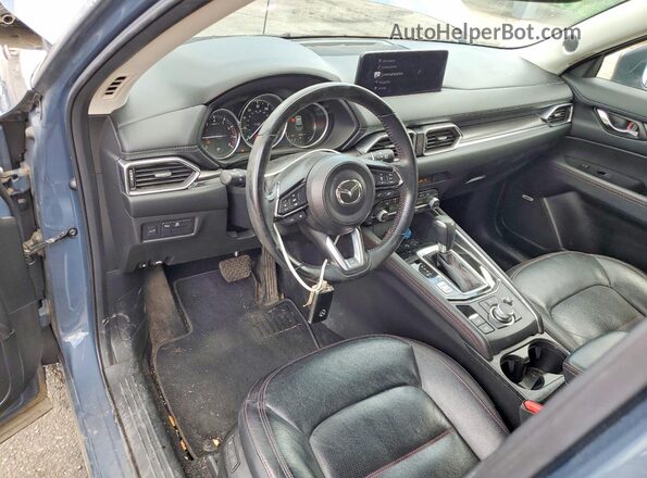 JM3KFBCY2M0382534 2021 MAZDA CX-5 Blue Առջևի վահանակի տեսք