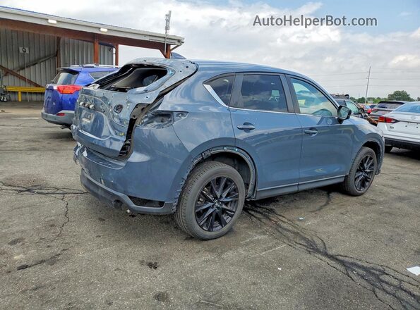 JM3KFBCY2M0382534 2021 MAZDA CX-5 Blue Հետևի աջ
