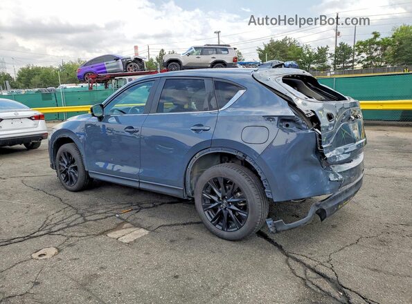 JM3KFBCY2M0382534 2021 MAZDA CX-5 Blue Հետևի ձախ