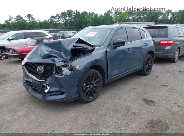 JM3KFBCY5M0378736 2021 MAZDA CX-5 Blue Przód lewy