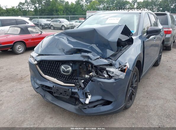 JM3KFBCY5M0378736 2021 MAZDA CX-5 Blue Widok z przodu