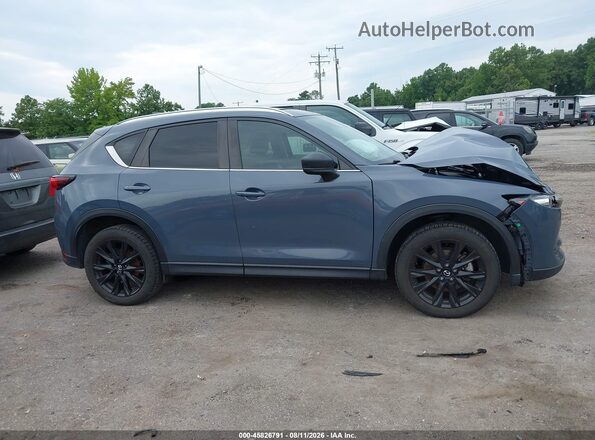 JM3KFBCY5M0378736 2021 MAZDA CX-5 Blue Widok wnętrza z tyłu