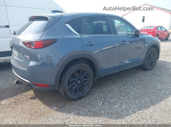 JM3KFBCY8M0493203 2021 MAZDA CX-5 Light Blue Задняя правая четверть