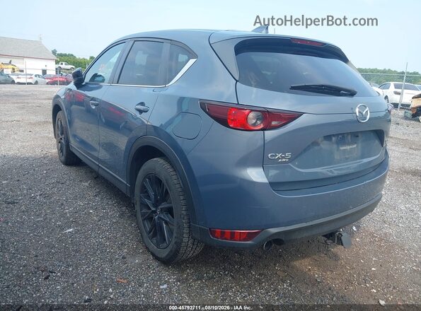 JM3KFBCY8M0493203 2021 MAZDA CX-5 Light Blue Задняя левая четверть