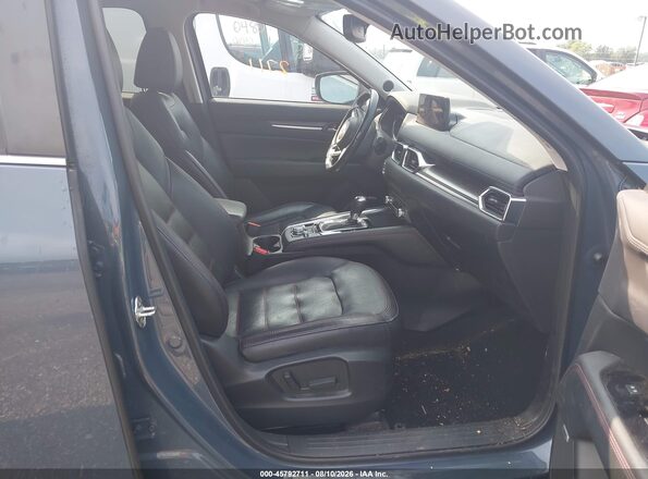 JM3KFBCY8M0493203 2021 MAZDA CX-5 Light Blue Вид салона спереди