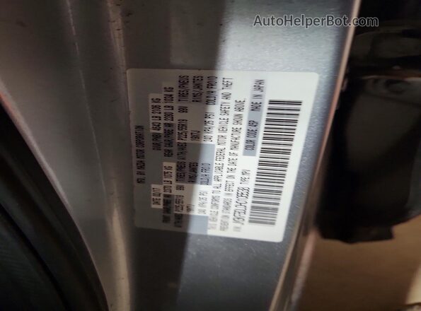 JM3KFBDL0H0106538 2017 MAZDA CX-5 Silver Vista de la etiqueta del VIN