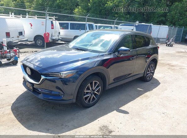 JM3KFBDL0H0144643 2017 MAZDA CX-5 Dark Blue Առջևի ձախ երեք քառորդ տեսարան