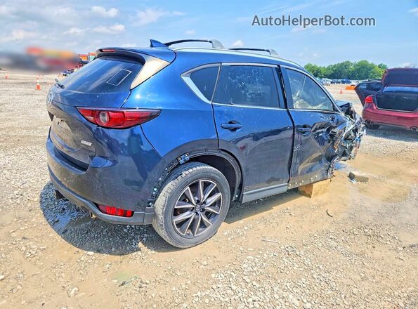 JM3KFBDL1H0167624 2017 MAZDA CX-5 Blue Trasero derecho