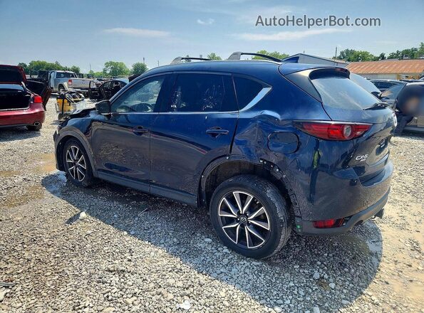 JM3KFBDL1H0167624 2017 MAZDA CX-5 Blue Trasero izquierdo