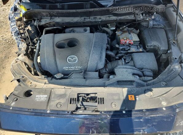 JM3KFBDL1H0167624 2017 MAZDA CX-5 Blue Vista del compartimento del motor