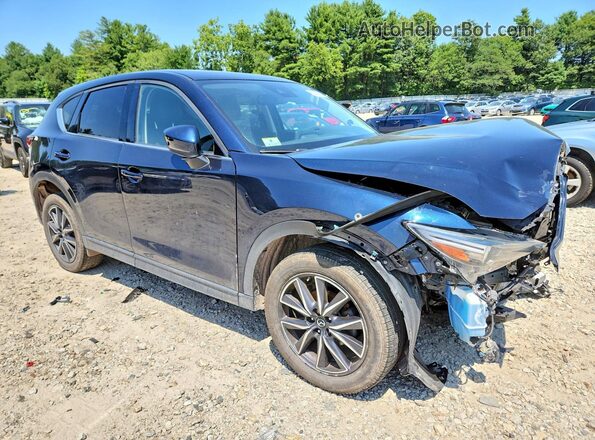 JM3KFBDL1H0205983 2017 MAZDA CX-5 Blue Delantero derecho