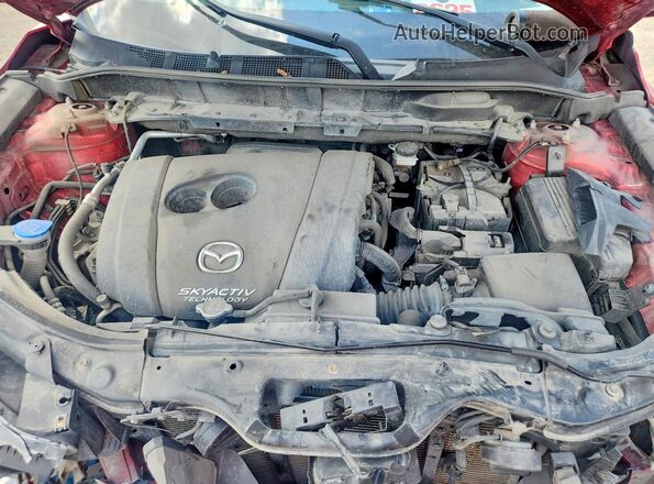 JM3KFBDL2H0191432 2017 MAZDA CX-5 Red Вид задньої частини салону