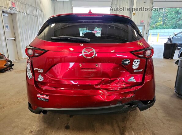 JM3KFBDL3H0151862 2017 MAZDA CX-5 Red Vista trasera