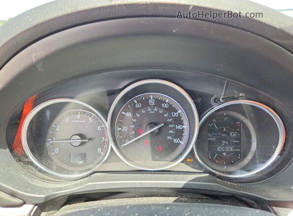 JM3KFBDL3H0207251 2017 MAZDA CX-5 Silver Instrument cluster view