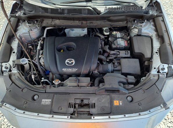JM3KFBDL3H0207251 2017 MAZDA CX-5 Silver Engine compartment view