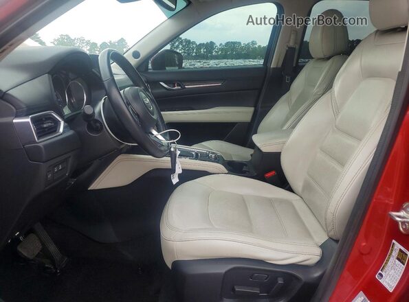 JM3KFBDL5H0126834 2017 MAZDA CX-5 Red Widok wnętrza z przodu