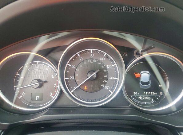 JM3KFBDL5H0126834 2017 MAZDA CX-5 Red Widok zestawu wskaźników
