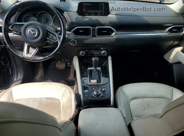 JM3KFBDL6H0112098 2017 MAZDA CX-5 Blue Widok deski rozdzielczej