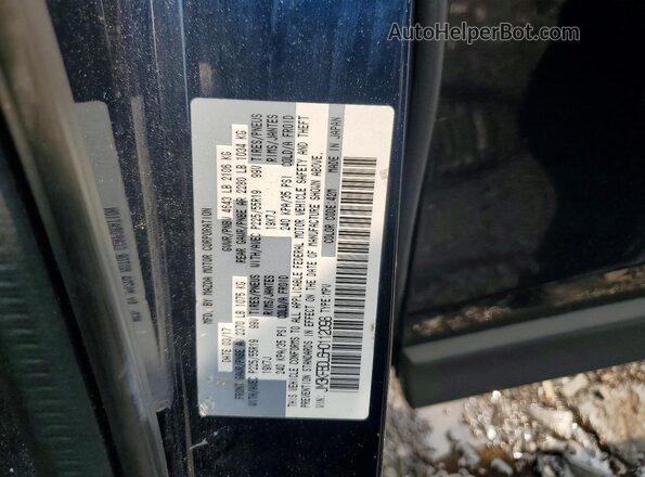 JM3KFBDL6H0112098 2017 MAZDA CX-5 Blue Widok naklejki z numerem VIN