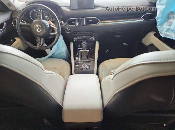 JM3KFBDL6H0177632 2017 MAZDA CX-5 White Widok deski rozdzielczej