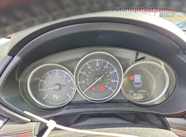JM3KFBDL8H0100759 2017 MAZDA CX-5 Red Widok zestawu wskaźników