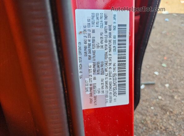 JM3KFBDL8H0100759 2017 MAZDA CX-5 Red Widok komory silnika
