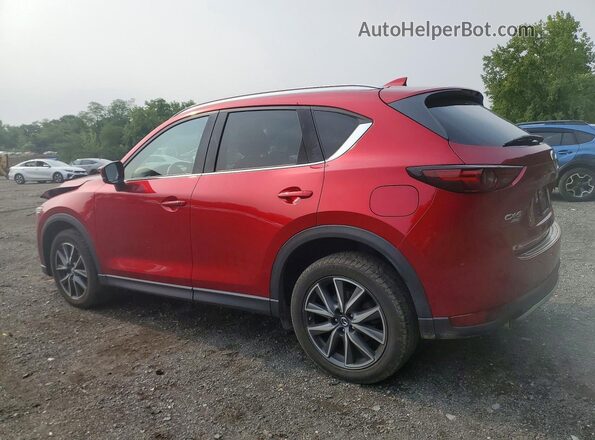 JM3KFBDL8H0220240 2017 MAZDA CX-5 Red Trasero izquierdo
