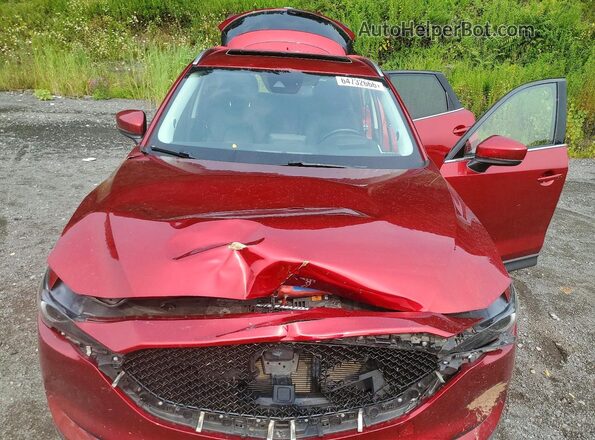JM3KFBDL8H0220240 2017 MAZDA CX-5 Red Vista del compartimento del motor