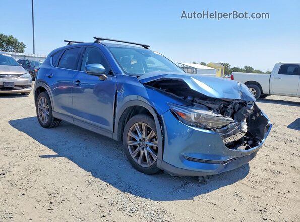 JM3KFBDM0M1384742 2021 MAZDA CX-5 Синий Передняя правая четверть