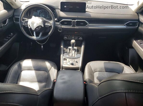 JM3KFBDM0M1384742 2021 MAZDA CX-5 Синий Вид панели приборов