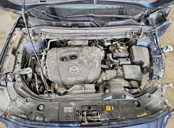 JM3KFBDM1K0678072 2019 MAZDA CX-5 Blue უკანა სალონის ხედი