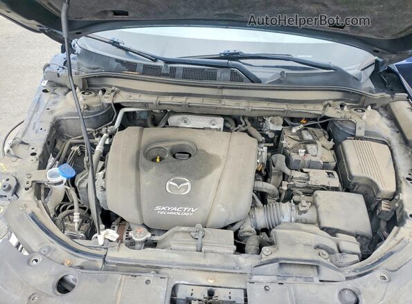 JM3KFBDM1K1549100 2019 MAZDA CX-5 Black ძრავის განყოფილების ხედი