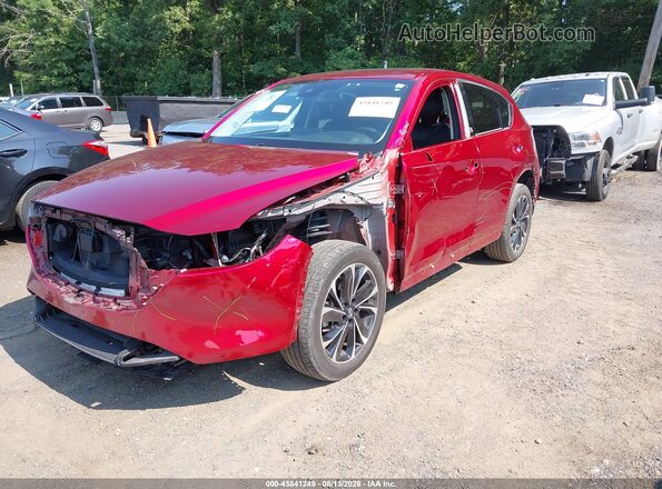 JM3KFBDM1N0640653 2022 MAZDA CX-5 Red წინა მარცხენა ხედი სამი მეოთხედიდან