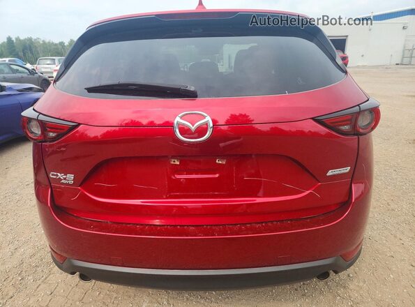 JM3KFBDM2J0387708 2018 MAZDA CX-5 Red Հետևի տեսք
