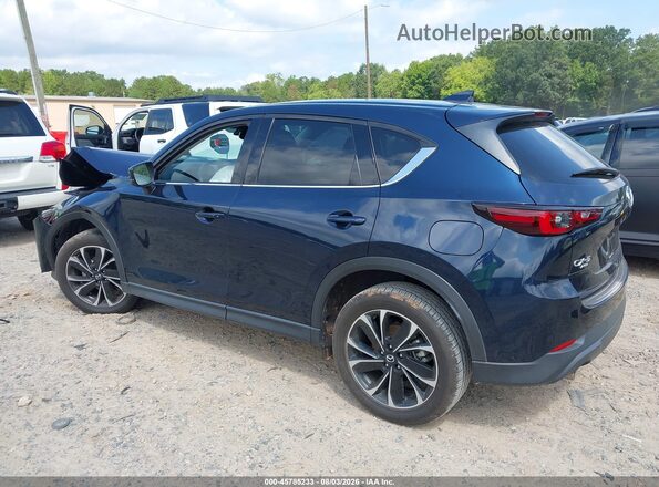 JM3KFBDM2N1605968 2022 MAZDA CX-5 Blue უკანა მარცხენა