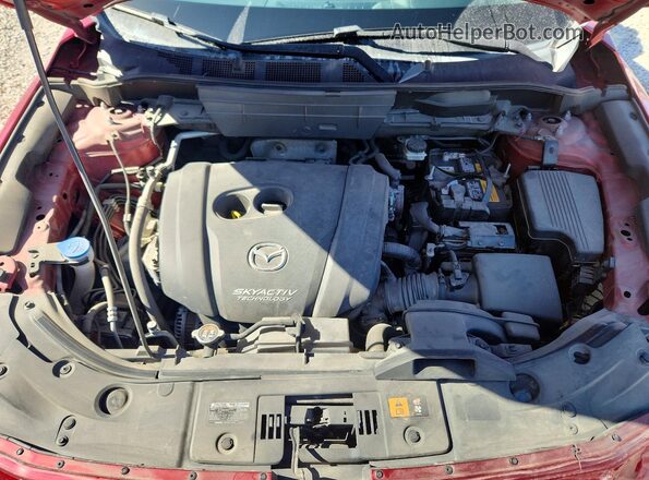 JM3KFBDM3J0374014 2018 MAZDA CX-5 Red უკანა სალონის ხედი