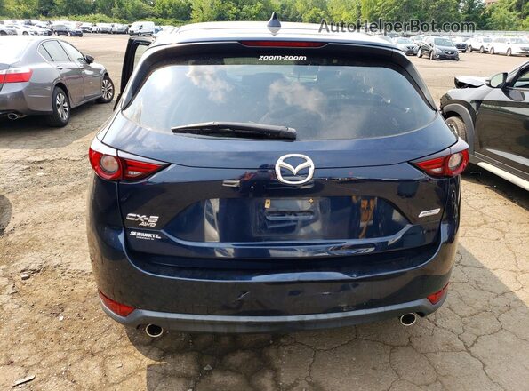 JM3KFBDM3J0434860 2018 MAZDA CX-5 Blue Հետևի տեսք