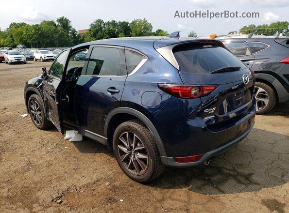 JM3KFBDM3J0434860 2018 MAZDA CX-5 Blue Հետևի ձախ