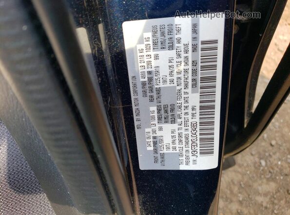 JM3KFBDM3J0434860 2018 MAZDA CX-5 Blue VIN կոդի պիտակի տեսք
